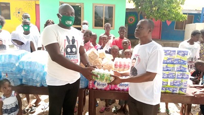 Ernest Opoku Jnr. and his Spiritman Band support All Nation Charity Home