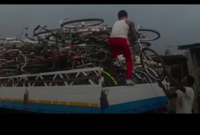 Defeated aspirant retrieves over 250 bicycles shared to delegates