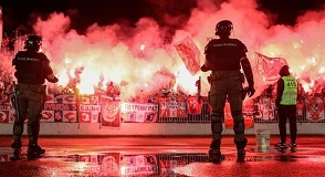 Belgrade derby held in front of 25,000 fans