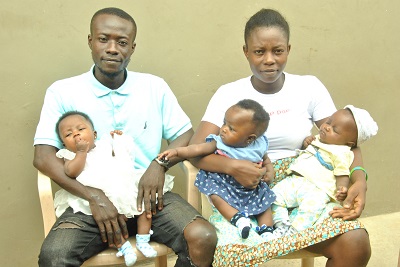 Couple appeal for support for triplets