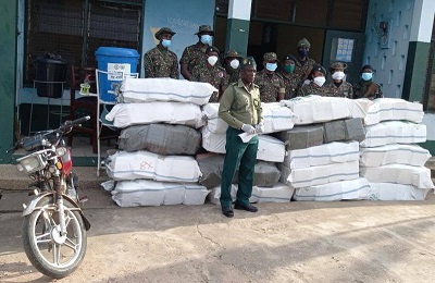 Ghana Immigration Service intercepts 1,490 parcels of suspected weed
