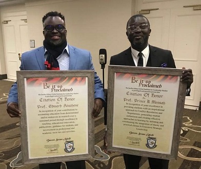 2 Ghanaian scholars honoured at JAGILS awards  in Virginia