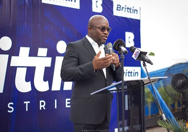 Brittin Industries has commissioned a modern glass processing factory at Oyarifa