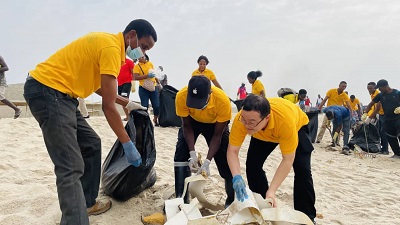 World Mission Society takes environmental campaign to Pambros Beach