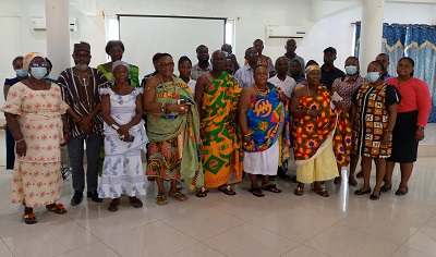 Representatives of Shama Traditional Council and other participants at the forum