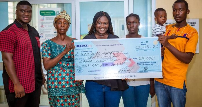 DUSAF presents GH¢ 20,000 for child’s surgery