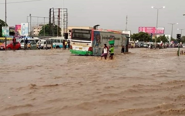 Portion of the Knaeshie First Light intersection flood