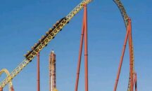 Rollercoaster gets stuck, riders left hanging upside down