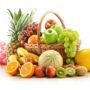 • fruit-basket arrangement
