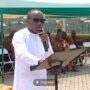 • Mr Kwasi Bonzo addressing the gathering