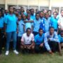 • Pupils and some staff members of the school with Mrs Quaitoo Acting Editor & Mr Zangina-Tong, News Editor of The Spectator Photo by Lizzy Okai