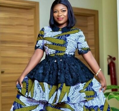 Incredible ideas on how to style your Ankara layered Dress Styles