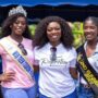 Calista(left), Stacey Amoateng and Asieduwaa, Second Runner-Up of GMB22 at the health screening