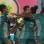 Hasaacas players celebrating a goal during last year's Women CAF Champions League tournament