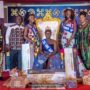 Miss Culture Ghana 2022, poses with her runners-up and panel of judges