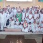 The confirmaandi and the cathechists pose with Archbishop John Bonaventure Kwofie