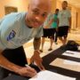 Ayew - Signing the Code of Conduct