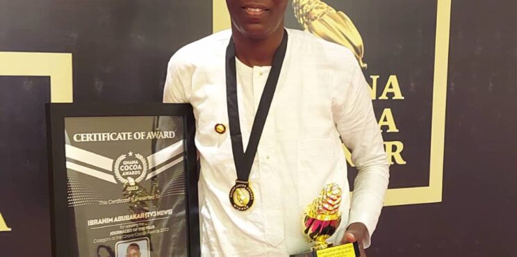 Media General’s Ibrahim Abubakar adjudged ‘Journalist of the Year’ at the Ghana Cocoa Awards 2022