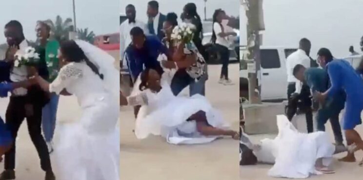 Ghanaian groom dumps bride on their wedding day