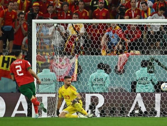 #EIBQATAR2022: Hakimi hits winning penalty as Morocco stun Spain