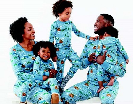 Pyjamas photo shoot in vogue this Christmas