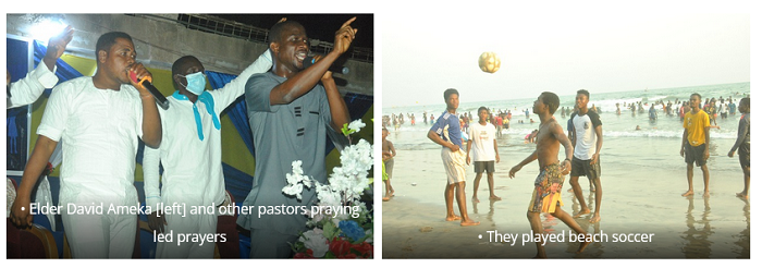 From church to beach parties: How 2023 was welcomed