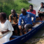 • The canoes would help pupils access school along the lagoon