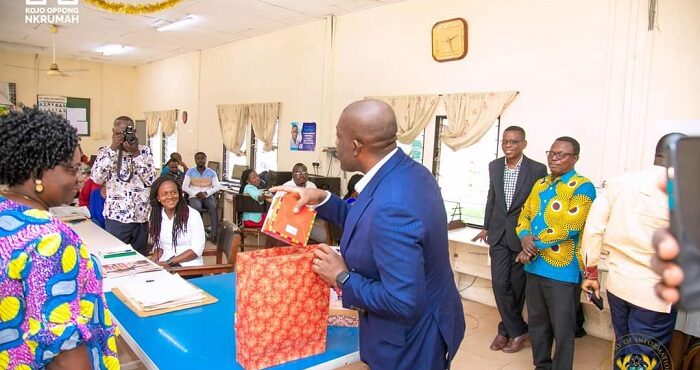 Oppong Nkrumah celebrates Chocolate Day with New Times Corporation