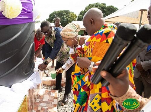 NLA commissions four boreholes for Abotakyi community in Akuapem North District 