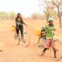 • It’s common to see young girls carry water gallons on bicycle