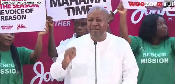 At this stage, Ghana needs experienced hands not experiment – John Mahama 