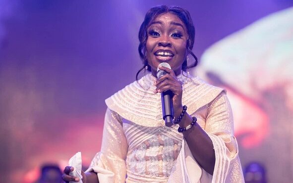 Gospel singer Alexandrah Music hosts Nigerian artiste Akpanke in Ghana