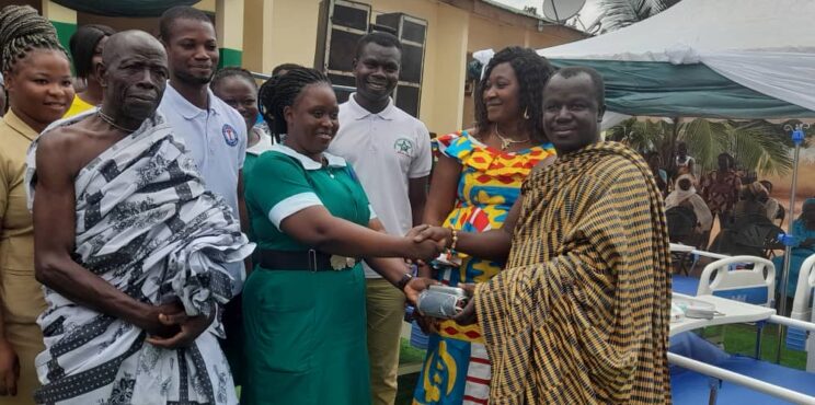 Group presents medical equipment worth GH₵ 760,000 to Boabeng CHPS compound