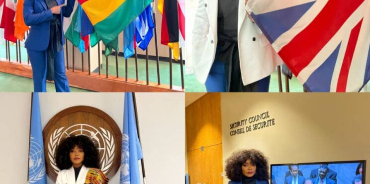 UN Headquarters: Stephanie Benson receives Humanitarian Platinum Leadership Award