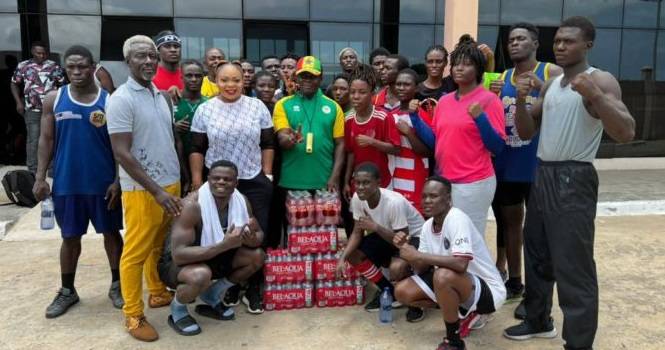 Dakar 2023: Sports presenter Fire Lady makes donation to Black Bombers ahead of Olympic qualifiers