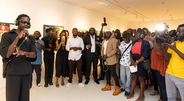 Mr. Eazi’s ‘The Evil Genius’ Art Exhibition opens in Accra