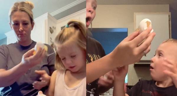 Parents warned against cracking eggs on toddlers’ heads in TikTok trend