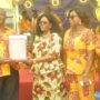 Vice Chancellor Prof Emmanuel Ohene Afoakwa presenting a Citation to Dr.Josephine Larbi-Appau looking on members of the Association Photos Lizzy Okai