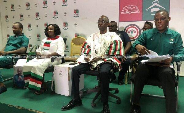 NDC swears in new national executives, charges them to help win power