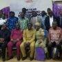 • Rev Agyemang-Duah (seated fourth from left) with other dignitaries after the launch