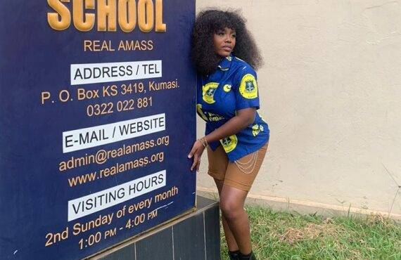 Gyakie pays exciting visit to alma mater T.I Amass in Kumasi