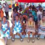 a section of the youth in their cultural wear at the Mini Hogbe za