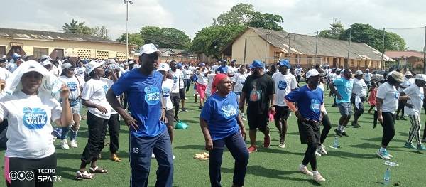 Cartel Foundation organises walk to promote the health of Mamprobi residents 