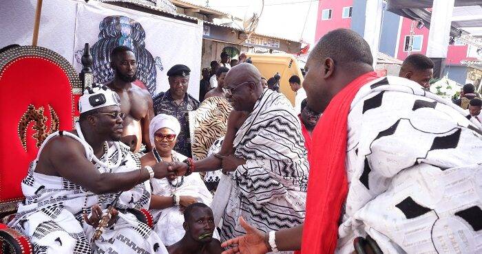 Original Nii Martey Laryea I, others dignitaries attend funeral of Lord Commey’s grandmother