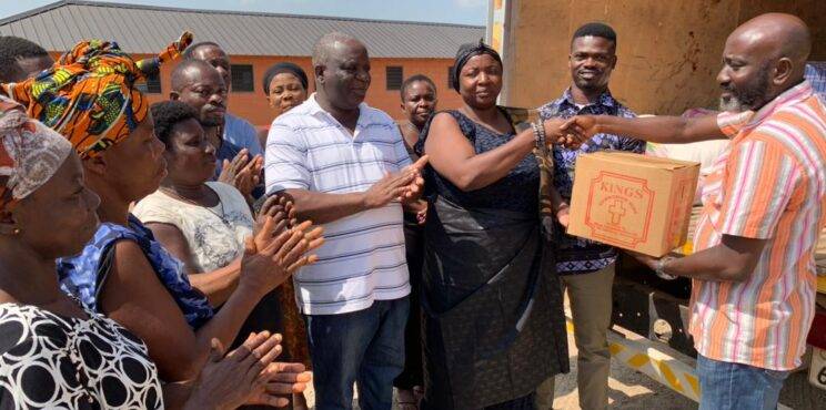 ICGC Prayer Temple, Touching Hearts donate to Akosombo Dam Spillage victims