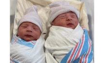 Twins born on New  Year won’t share same birth date nor same birth year