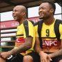 • The Ayew brothers, Andre (left) and Jordan