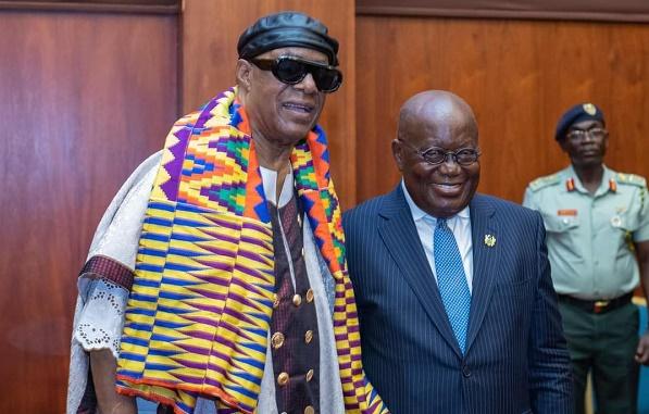President Akufo-Addo confers Ghanaian citizenship on Stevie Wonder